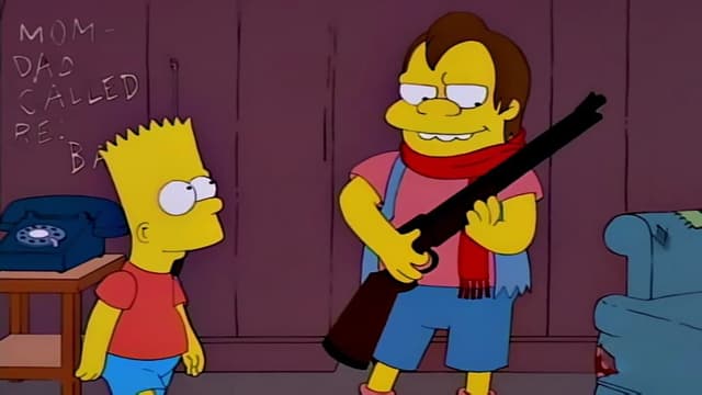 Bart brütet etwas aus